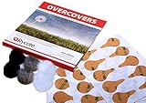 Rycote 065505 Overcovers with 30 Stickies and 6 Re-usable Fur Discs for Lavalier Mics, Two of Each Black/Grey/White