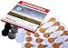 Rycote 065505 Overcovers with 30 Stickies and 6 Re-usable Fur Discs for Lavalier Mics, Two of Each Black/Grey/White primary