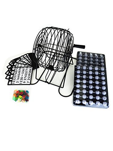 C&H Solutions Big Cage Deluxe Bingo Set, Complete Bingo Game Set, Rotary Cage With Automatic Bingo Set By - Thumbnail 5