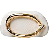 Acrylic Clutch Purse for Women Classic Round Acrylic Evening Handbag Vintage Metal Handlebars Bag for Wedding Party Prom