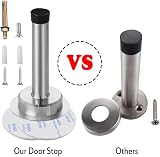 NORTHERN BROTHERS 6pk Chrome Wall Mounted Door Stops Stainless Steel Adhesive view 2