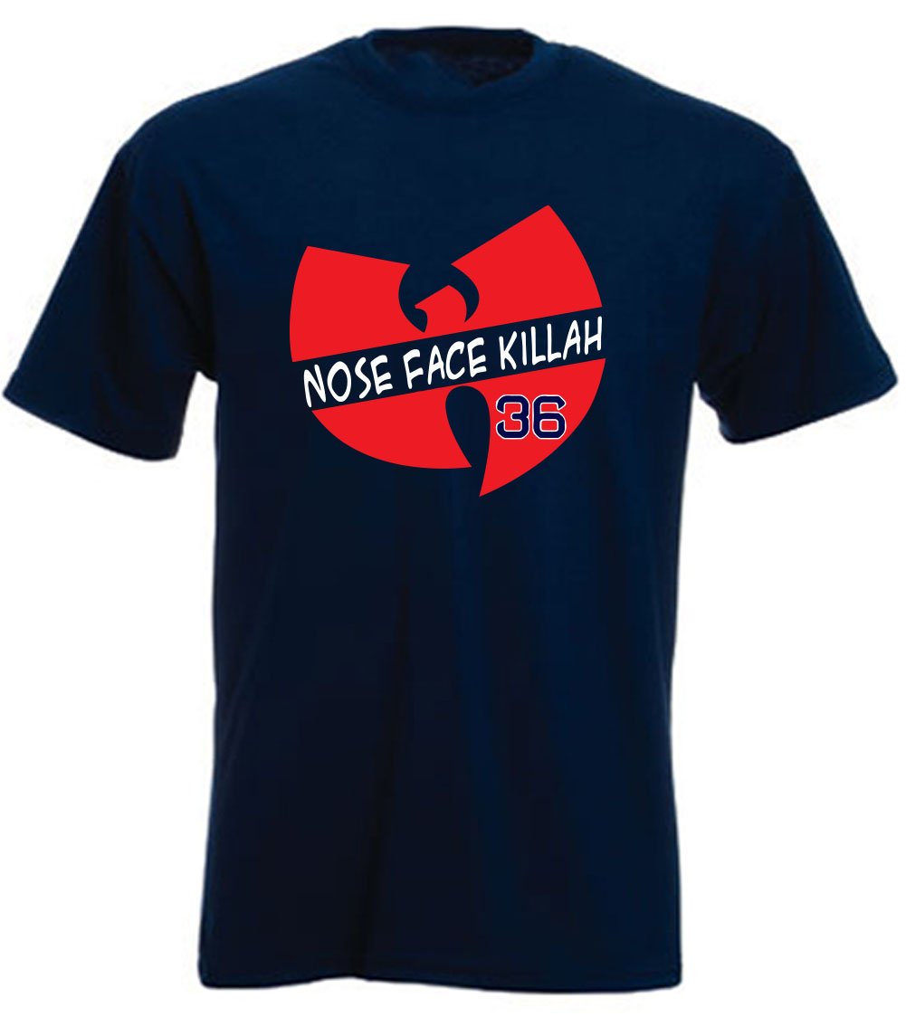 Navy Boston Nunez Nose Face Killah Tshirt Teescrat