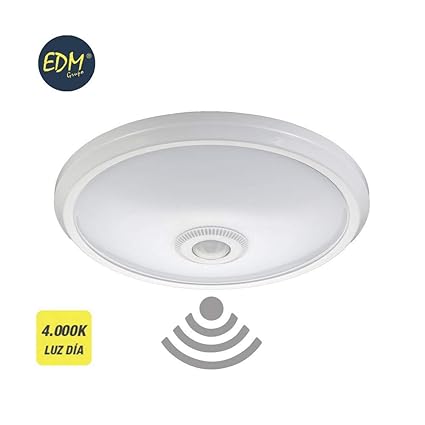 Aplique de superficie Led con sensor de movimiento 16W EDM