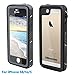 iPhone SE/5s Waterproof Protective Case, UBeesize Transparent Full Body Case, Heavy Duty Dirtproof Shockproof Cover for iPhone SE/5s/5