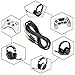 A10 A40 Gaming Headset Replacement 3.5mm Audio Aux Cable Inline Mute Volume Control Upgrade Metal Plug Headphone Cord Compatible with Astro A10 A40 A30 A50 Logitech G633 G933, for Xbox Onethumb 1