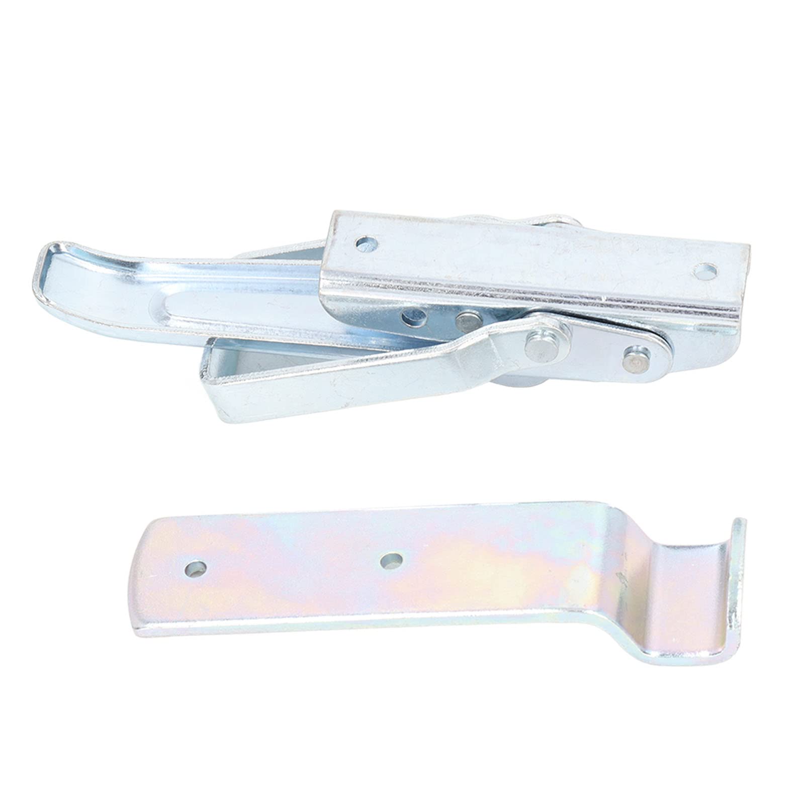 Trailer Lift Door Latch Heavy Duty Over Centre Body Clamp with Catch Plate for RVs Campervans,Ramps and Trailers