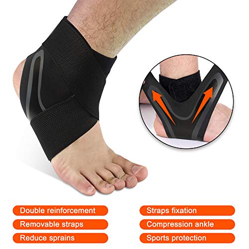 Ankle Support Brace, Adjustable Ankle Compression SHONGYI Support Wrap with Breathable & Elastic