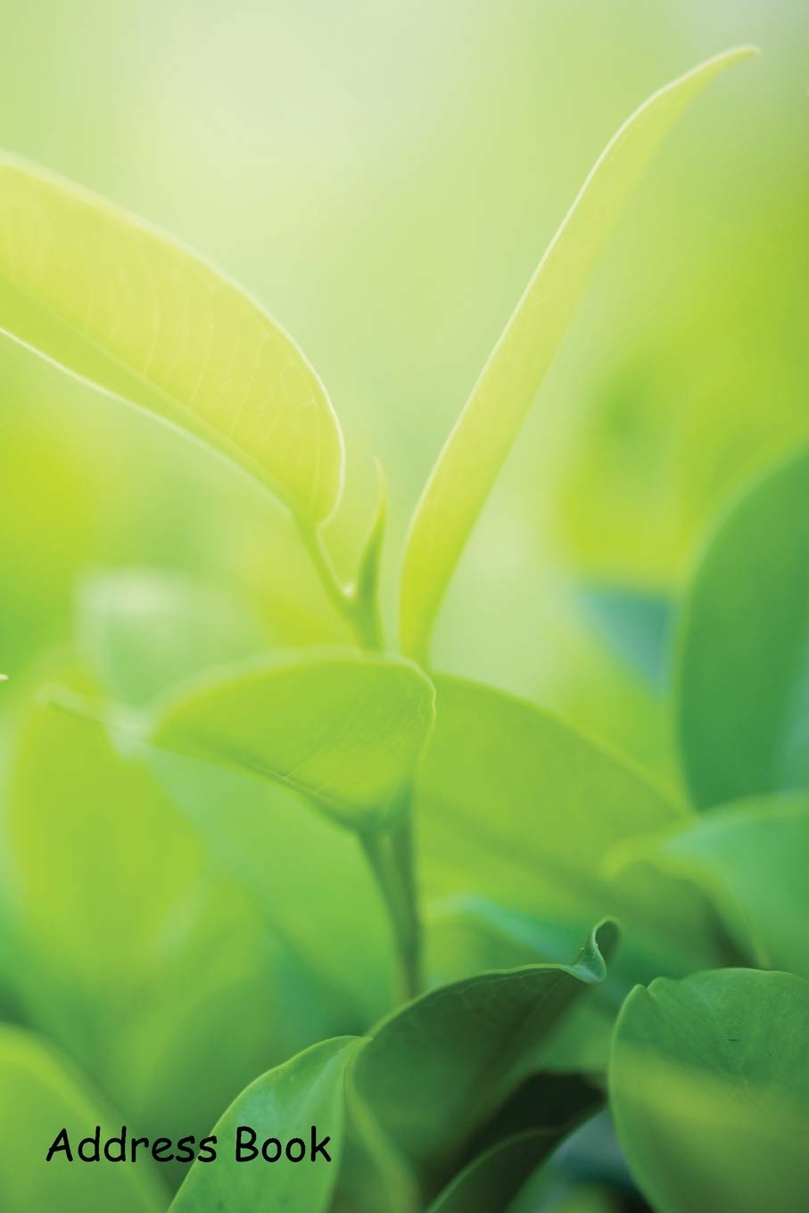 Address Book: For Contacts, Addresses, Phone, Email, Note,Emergency Contacts,Alphabetical Index With Close up beautiful view of nature