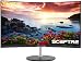 Sceptre 27" Curved 75Hz LED Monitor HDMI VGA Build-in Speakers, Edge-Less Metal Black 2019 (C275W-1920RN) primary