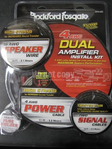 Rockford 4 Awg Complete Installation Kit