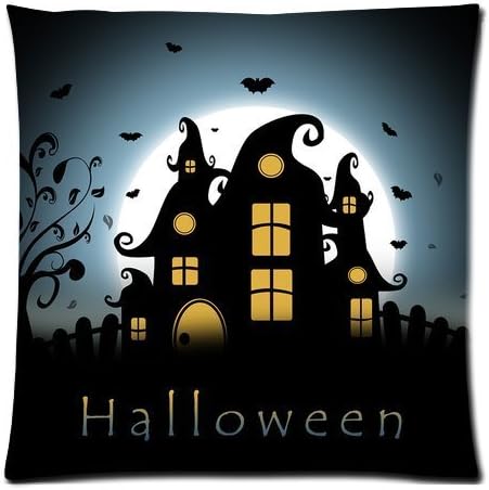 Generic HELLOWEEN Poster Custom Zippered Personalized Pillowslips Pillow Cases Standard Size 18 by 18 Inches (Twin sides)
