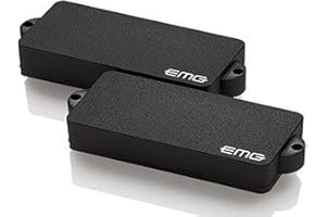 EMG P-HZ Passive Electric Bass Guitar Pickup, Black