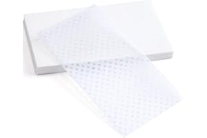 Pndeyo 100pcs End Papers for Hair, Breathable Disposable Salon Hair Perm Papers, High Temperature Resistance Curling Tissue Styling Accessories for Cold and Hot Perms- White