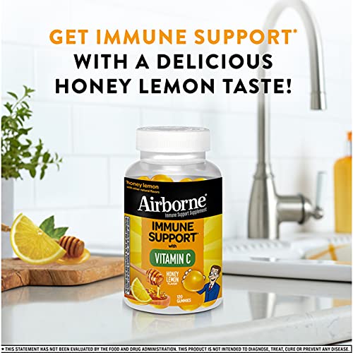 Airborne 200mg Vitamin C with Zinc Gummies for Adults, Immune Support