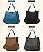 Zhmths Canvas Tote Bags for Women, Shoulder Bag Casual Big Shopping Bags Handbag Work Travel Bags for Women Girls Ladies - Grey