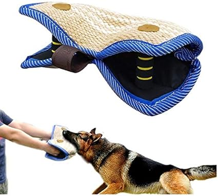 Amazon Com Jute Linen Bite Wedge Bite Pillow Dog Protection