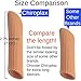 Chiroplax Toe Caps Sleeves Cushions Protectors Tubes Fabric & Gel Lining Finger Toe Separator for Bunion, Hammer Toe, Callus, Corn, Blister (Medium, 5 Pack)