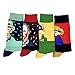 HSELL Famous Painting Van Gogh Printed Mens Dress Socks Art Patterned Fun Crew Socks (Van Gogh 4pack)