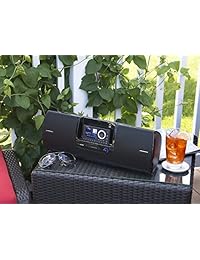SiriusXM Portable Speaker Dock sistema de audio para Dock y jugar radios, Negro