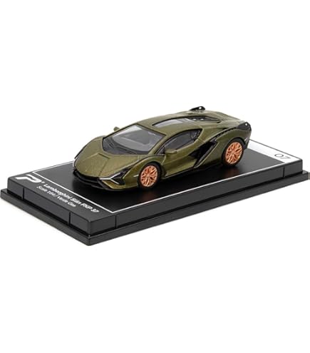 Amazon.com: PosterCars - 1:64 Scale Lamborghini Sian FKP 37 Blu