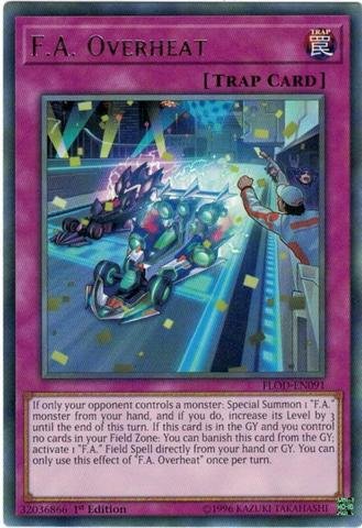 F.A. Overheat - FLOD-EN091 - Rare - 1st Edition - Flames of Destruction