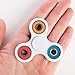 Tri Hand Fidget Spinner Toy (Stainless Steel Bearing, White, Non 3d Printed), EDC, Ultra Fast, Long Spin, for Focus and Concentration, ADHD, Anxiety, Fidgety Fingers