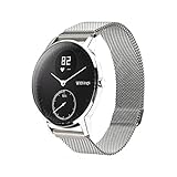 Balerion Band for Nokia steel ,Withings Steel HR 36MM,Activité Sapphire a,Mesh band with Magnetic Lock/Closure Clasp Mesh Loop Stainless Steel Band for Withings Steel HR 36MM-Mesh Silver 36MM