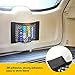 Kbnian Trunk Storage Net,Car Trunk Back Seat Organizer, Mesh Wall Sticker Organizer Pouch Bag(2 Pack) Black