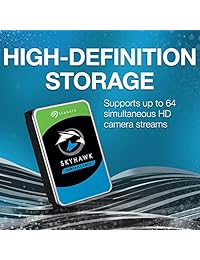 Disco duro de vigilancia Seagate SkyHawk de 1TB - SATA 6Gb s 64MB Cache, disco interno de 3.5 pulgadas (ST1000VX005)
