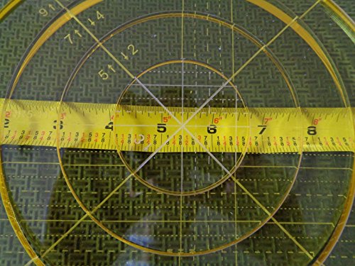 NGOSEW Quilting Template Ruler 5mm Nesting Rings for Long Arm, High Shank Machines