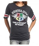 Harry Potter Hogwarts Juniors Black Hockey T-Shirt