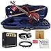Bunnel EDGE Clearance Electric Violin Outfit Rock Star Red Amp Included BE300