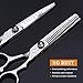 Hair Cutting Scissors Set, YBLNTEK 9 Pcs Professional Hairdressing Scissors Barber Thinning Scissors Hair Cutting Shears Kit for Barber Salon and Home (Black)