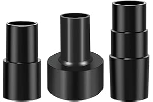 HEWASME 3Pcs Universal Vacuum Hose Adapter Kit Wet Dry Plastic Vacuum Cleaner Converter 2-1/2" to 1-1/4", 1-1/4" to 1-3/8" to 1-1/2", 1-3/8" to 1-1/4" (3Pcs) (3Pcs)