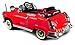 Classic 1912 Coupe Cruiser Children's Kid's Electric Powered Rechargeable Remote Control Ride On Car w/ MP3 Player, Control by Steering Wheel or by Remote Control (Red)