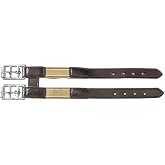 Tough 1 EquiRoyal Leather with Elastic Girth Extension, Brown