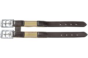 Tough 1 EquiRoyal Leather with Elastic Girth Extension, Brown