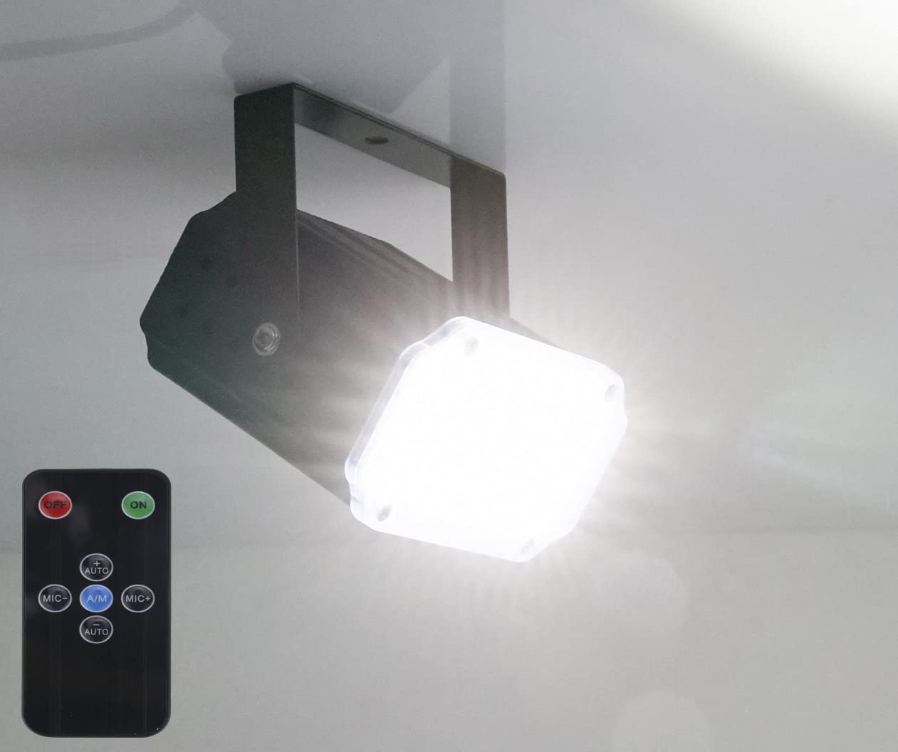 Latta Alvor Strobe Light,Stage Light Flash 36 LED Strobe Lights,Ultra Bright Wedding DJ Lights Disco Lighting KTV Bars Lights,with Sound Activated and Speed Control for Party (White)