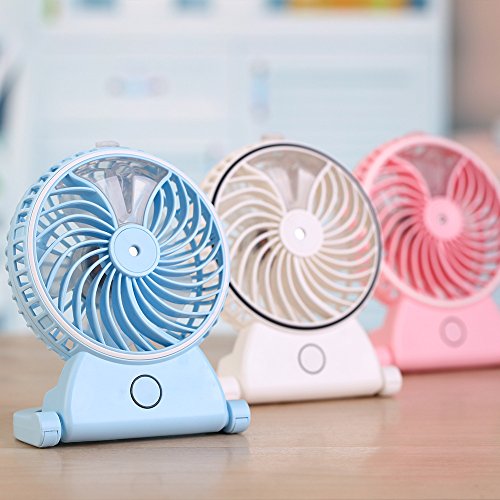 ETONG Humidifier Fan Handheld Fans Rechargeable Portable Cooling