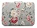 Canvaslove Rose Pattern Canvas Laptop Sleeve Case Bag with Pocket for MacBook Pro 14 inch and 14 inch Laptop