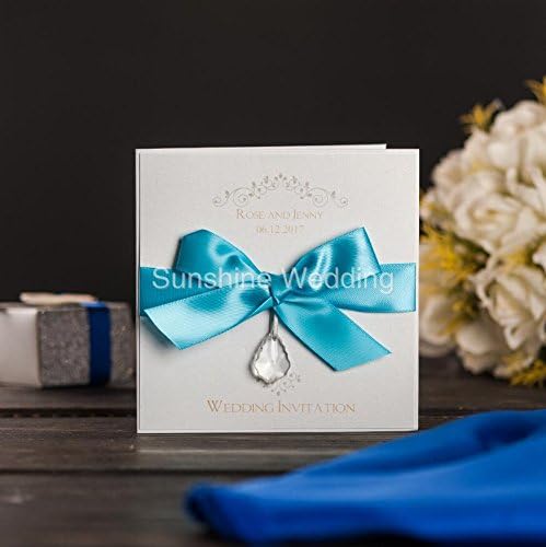 50x Vintage Wedding Bridal Shower Invitations Kit with RSVP Cards Customized Birthday and Graduation Invitations Set TKY311