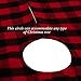 S-DEAL 36 Inches Christmas Tree Skirt Red and Black Plaid Buffalo Double Layers Checked Deco for Holiday Party Mat Xmas Ornaments
