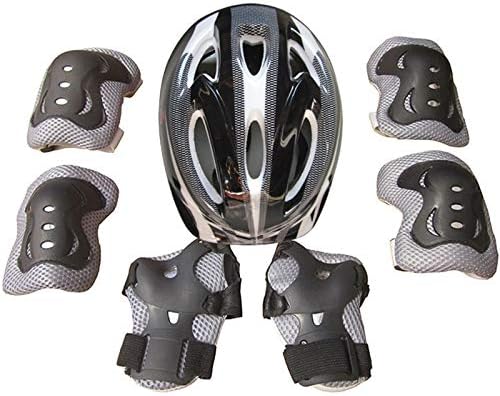 YOUNICER 7 PCS Kids Bike Helmet Wrist Guards Protective Gear Set for Biking, Riding, Cycling and Multi Sports
