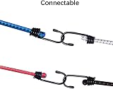 Wefine Pack of 10 Bungee Cords with Hooks 8mm Heavy Duty, Weatherproof view 3