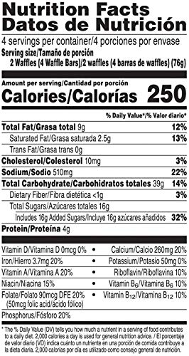 Kellogg's Eggo, Wafflers, Frozen Waffles, Brown Sugar Cinnamon Roll,Â Easy Breakfast, 10.7 oz Box (16 Count)