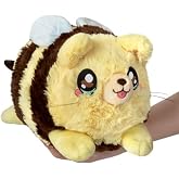Squishable - Mini Cat Bee - SynthiSquish Collection - 11 in - Soft Toy Collectible Stuffed Animal