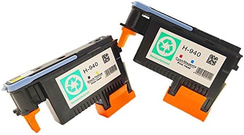 YATUNINK Combo Set 2 Pack Remanufactured 940XL Printhead ( Black / Yellow &amp; Magenta / Cyan ) OfficeJet Pro 8000 8500 8500A 8500A Plus 8500A premium