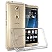 ZTE Axon 7 Clear Case, CoverON [ClearGuard Series] Hard Clear Back Cover with Flexible TPU Bumpers Slim Fit Phone Cover Case for ZTE Axon 7 - Clear