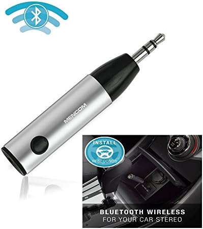 Bluetooth 4.1 Receiver, ACLOOK Hands-Free Car Kits, Mini Wireless Bluetooth Adapter for Home/Car Audio System (Silver)