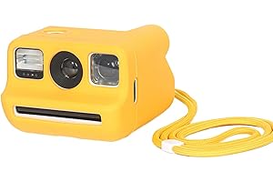 for Polaroid Go Generation 2 Camera Protective Case, Soft Silicone Shock-Absorbing Design, Includes Lanyard, Yellow